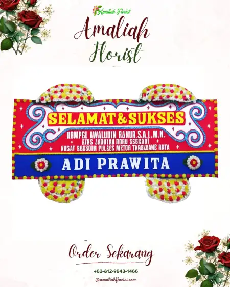 Papan Bunga Ucapan Selamat Kalensari